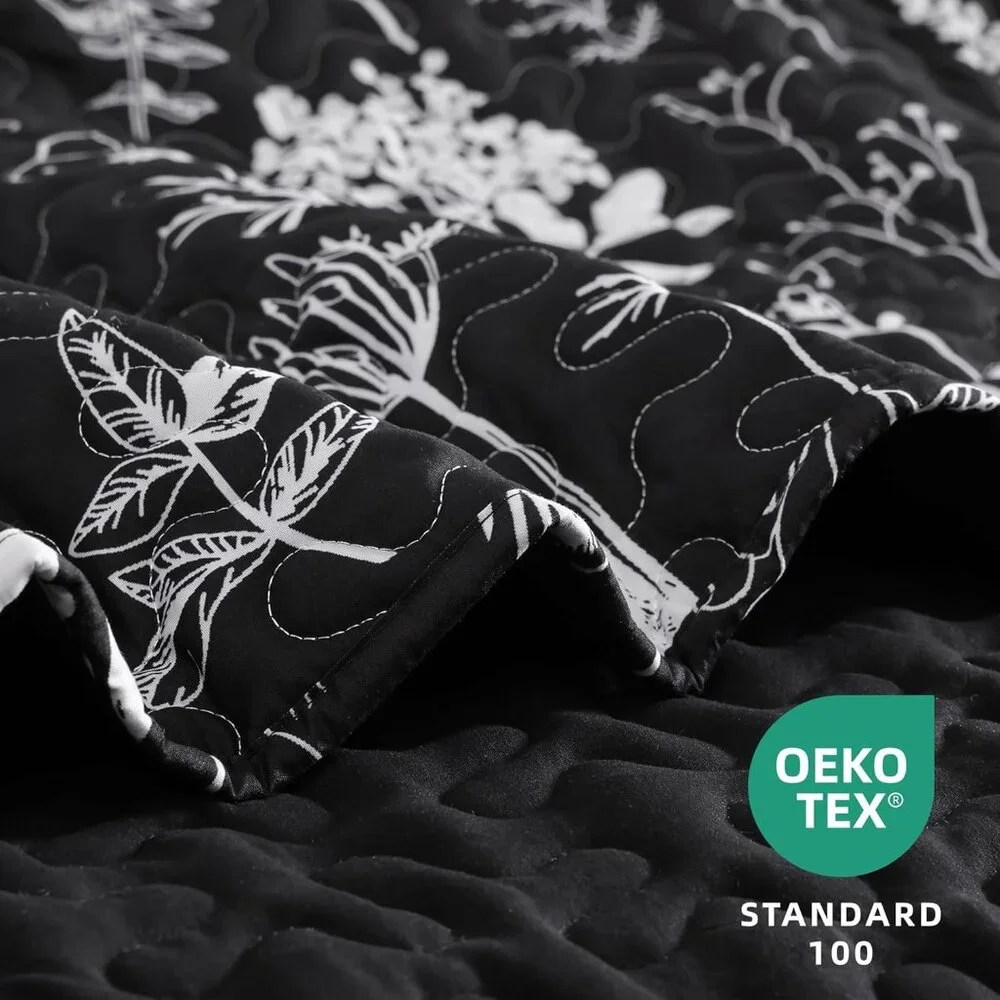 New Quilts Queen Size Bed Spread Botanical 3 Pieces Quilts Queen Size Sets
